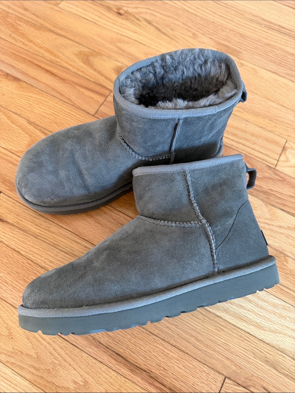 Gray Uggs - NWOT Size 9
